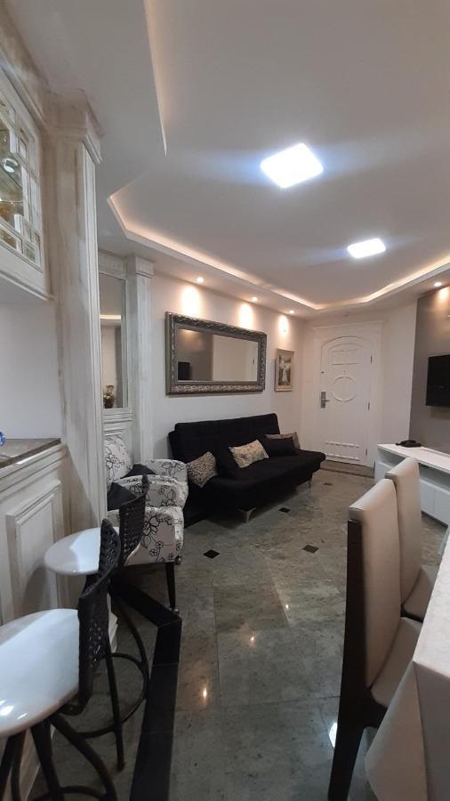 Lindo Flat No Edificio Cosmopolitan, Com Garagem E Piscina Apartment Santos  Ngoại thất bức ảnh