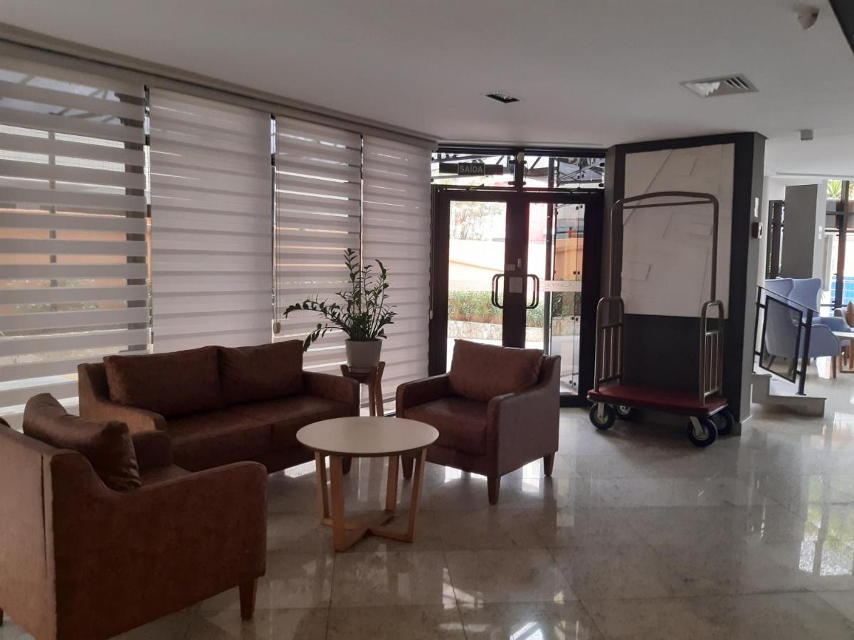 Lindo Flat No Edificio Cosmopolitan, Com Garagem E Piscina Apartment Santos  Ngoại thất bức ảnh